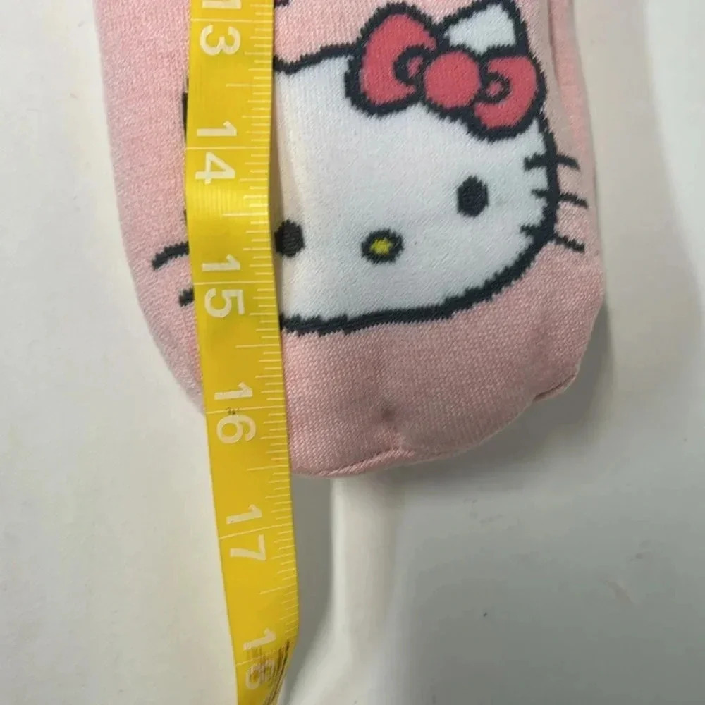 NWT Hello Kitty, fuzzy sock Sherpa lining nonskid feet shoe size 4 - 10 - Picture 5 of 5